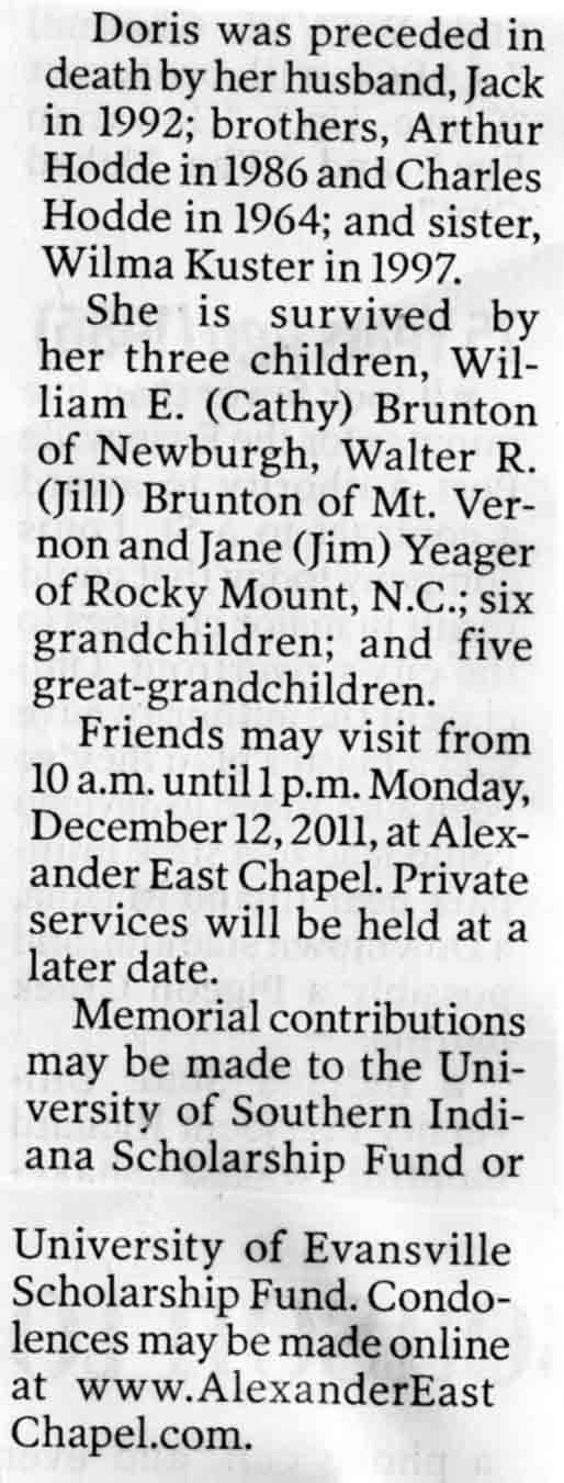 General Newton County Obituaries